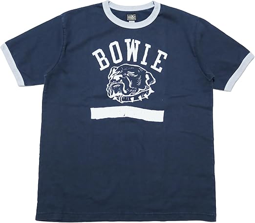 Amazon | [ガンズ] リンガーTシャツ 半袖 BOWIE カレッジ